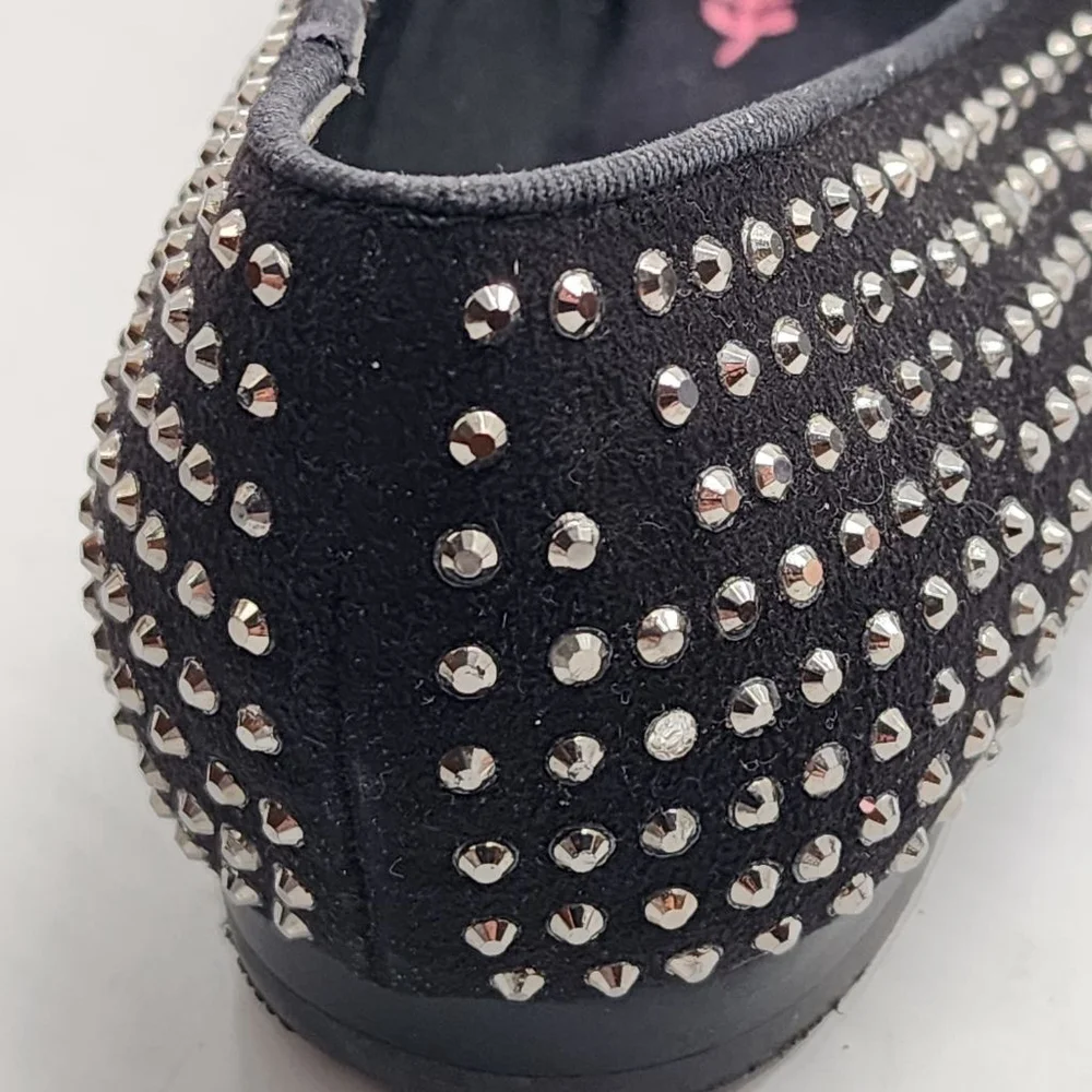 ROSS HOMMERSON Black Silver Studded Suede Flats Loafers‎ 7.5 - Picture 9 of 9